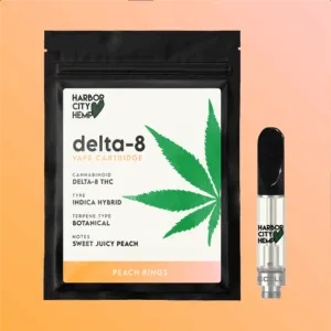 Peach Rings D8 Bdt Vape Cartridge Product Photo