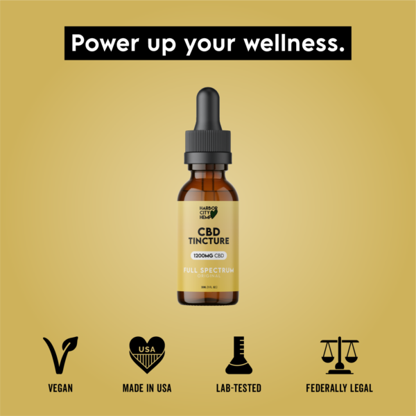 1200Mg Full Spectrum Cbd Tincture Product Photo 3