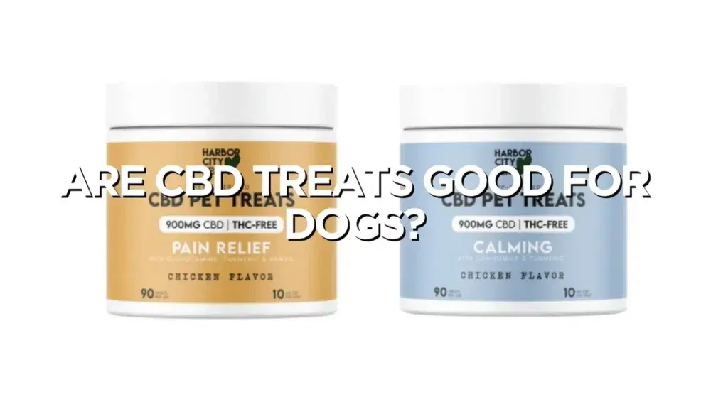 Are Cbd Treats Good For Dogs