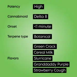 D8 Disposable Vape Product Features