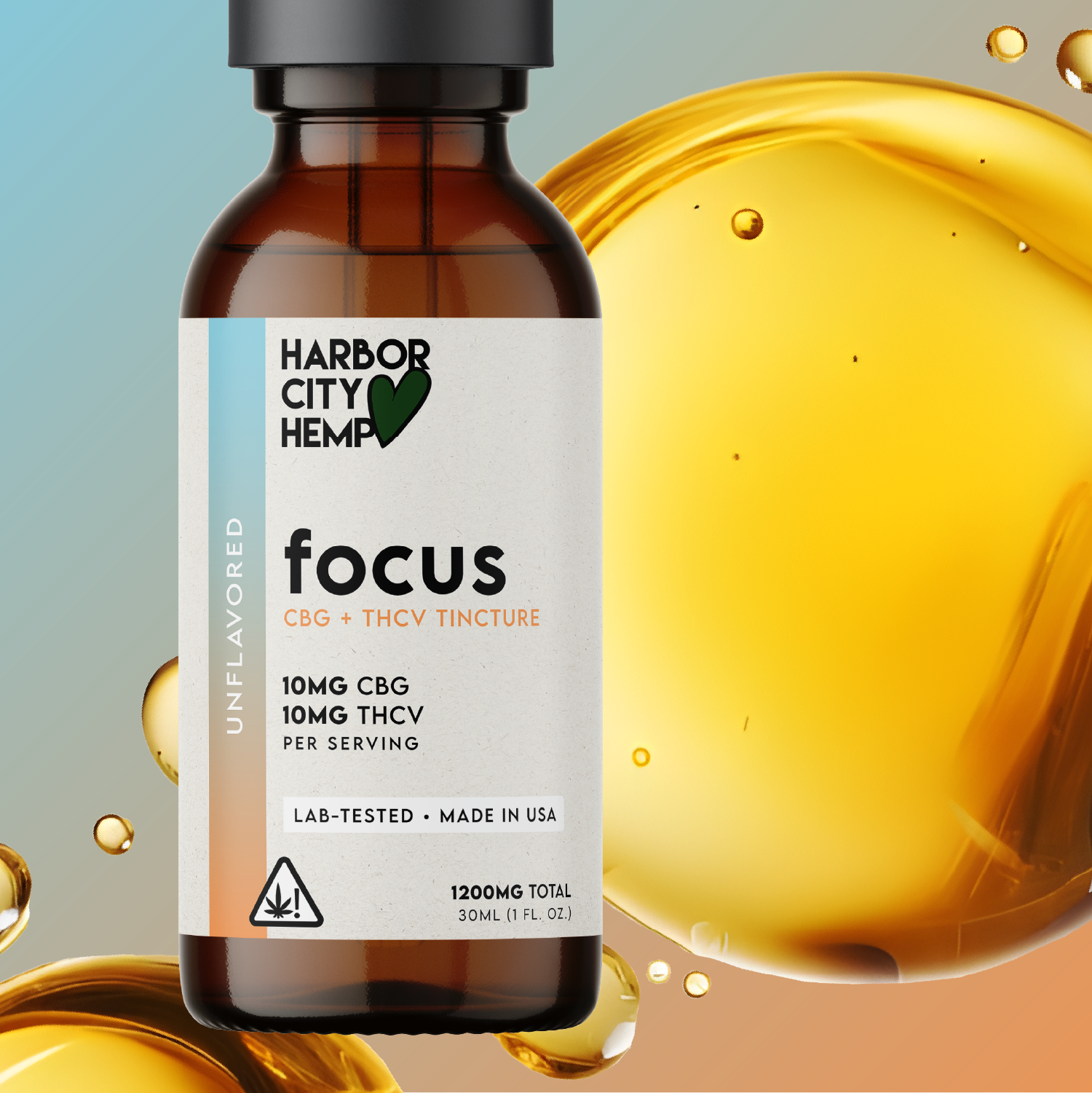 Focus CBG:THCV Tincture 1200mg - Buy Focus CBG:THCV Tincture