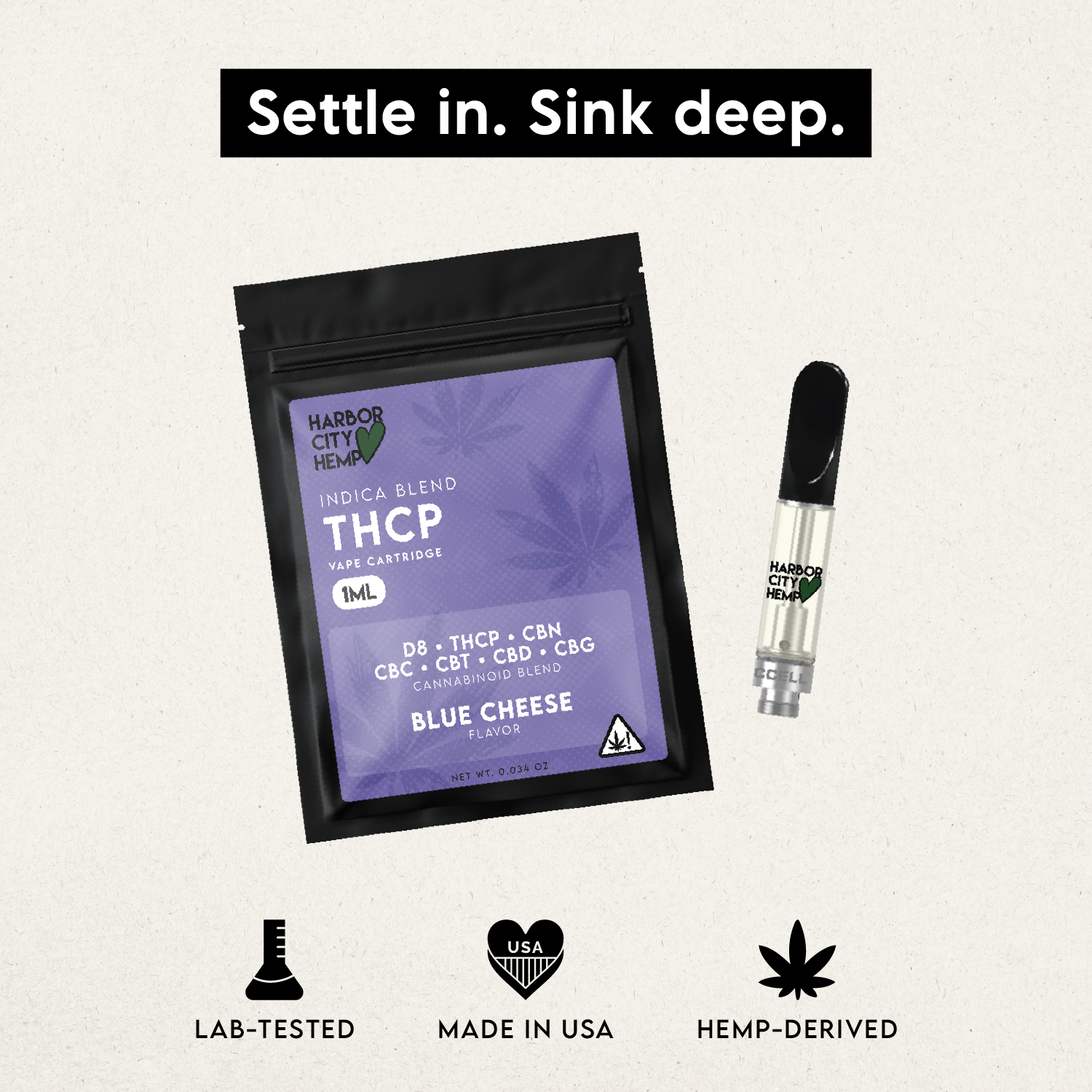 1ml THCp Cartridge (Indica Blend) - Buy 1ml THCp Cartridge