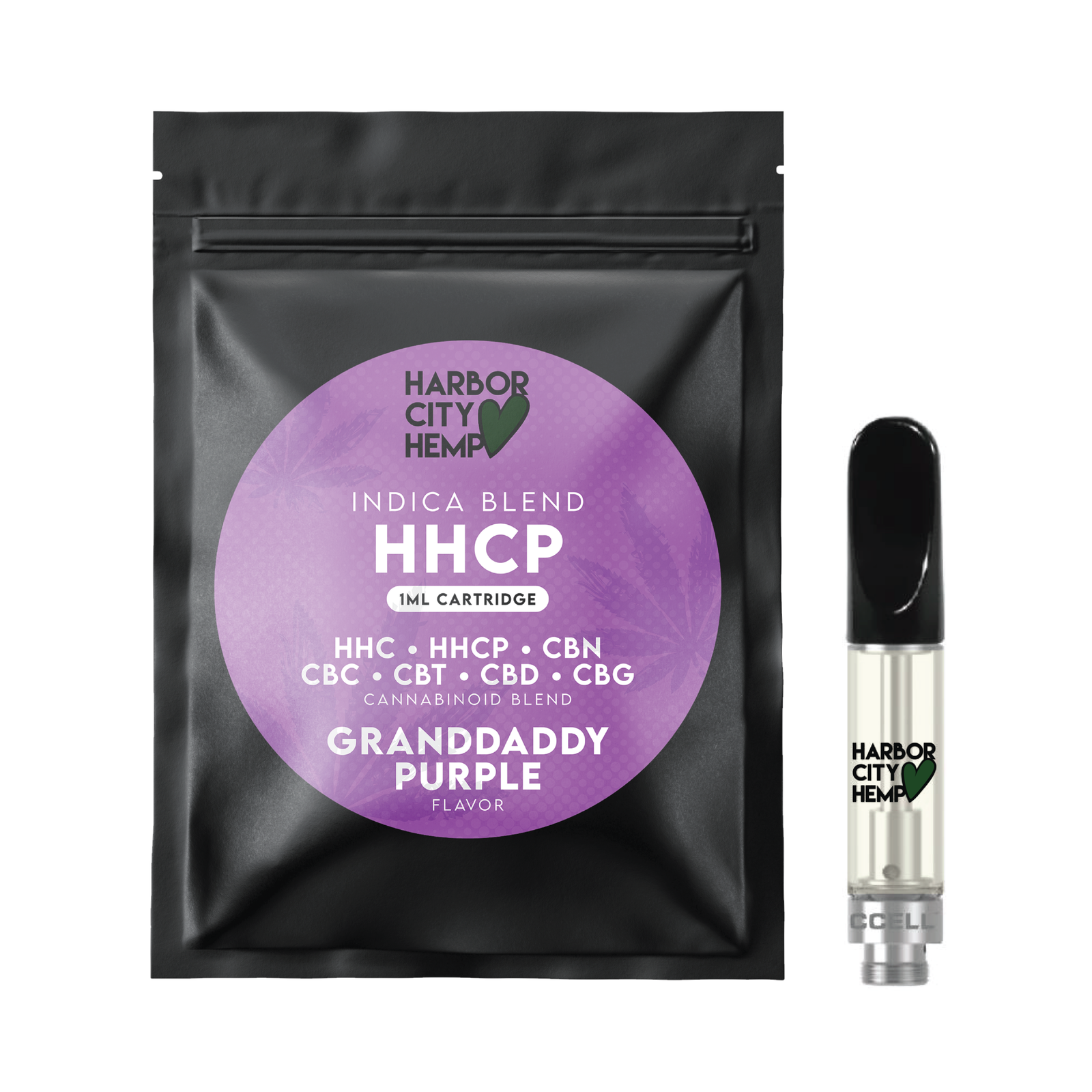 1ml HHCP Cartridge (Indica Blend) - Buy 1ml HHCP Cartridge (Indica Blend) -  Harbor City Hemp