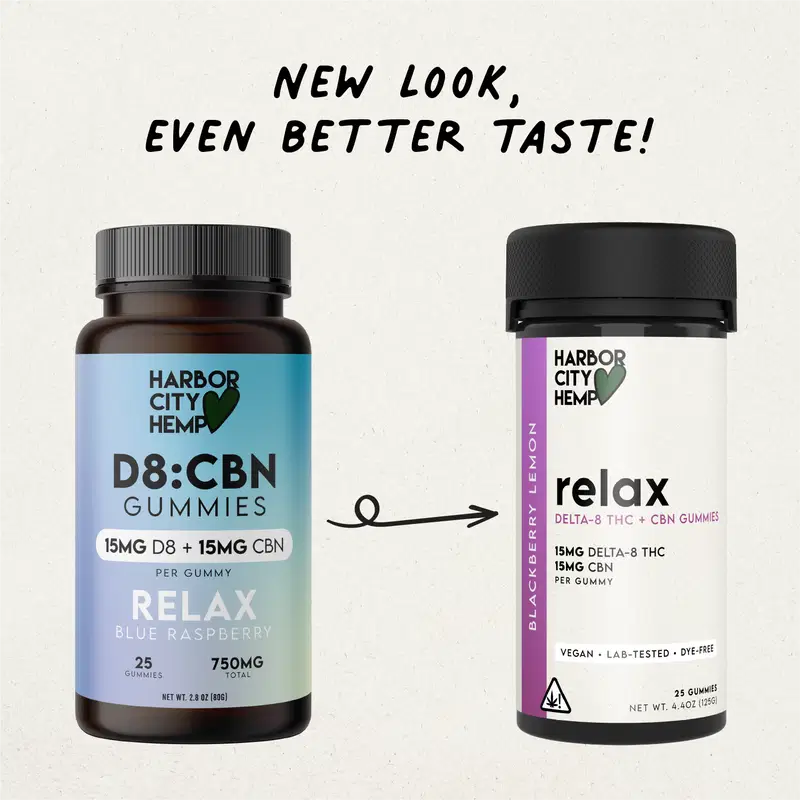 Relax D8:CBN Gummies - Buy Relax D8:CBN Gummies - Harbor